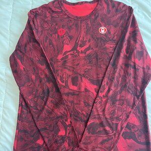 Canada Lululemon Pan American Long Sleeve Red XL
